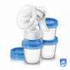 Philips AVENT SCF330/13 Ручной молокоотсос с 3 контейнерами